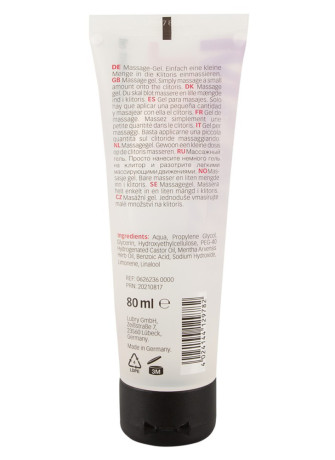 Gel intensifiant orgasme clitoridien à la menthe, végétalien 80 ml - R626236